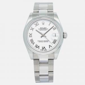 Rolex DateJust 178240 Automatic White Stainless Steel Women's Wristwatch 31mm