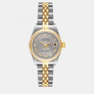 Rolex Datejust Slate Dial Steel Yellow Gold Ladies Watch 26 mm