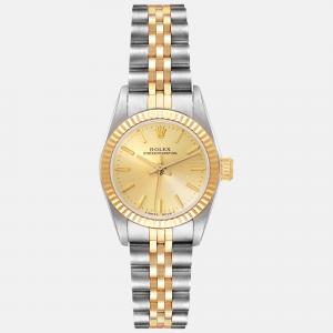 Rolex Oyster Perpetual Steel Yellow Gold Ladies Watch 24 mm
