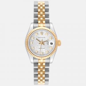 Rolex Datejust Steel Yellow Gold Anniversary Diamond Dial Ladies Watch 26 mm