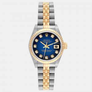 Rolex Datejust Vignette Diamond Dial Steel Yellow Gold Ladies Watch 26 mm
