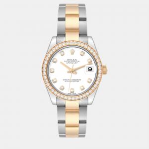 Rolex Datejust  Steel Yellow Gold Diamond Ladies Watch 31 mm