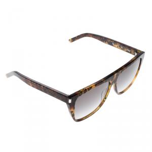 مملوكة مسبقًا Saint Laurent Brown Havana SL1 007  Wayfarer Sunglasses
