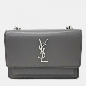 Saint Laurent Grey Sunset Small Handbag