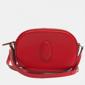 Saint Laurent red Leather Le 61 Camera Bag 