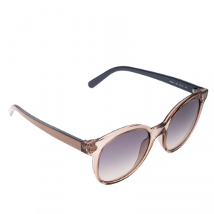Salvatore Ferragamo Brown Transparent/Purple Gradient SF833S 290 Wayfarer Sunglasses