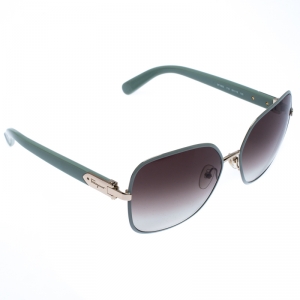 Salvatore Ferragamo Grey Gradient SF150S Square Sunglasses 