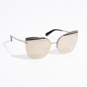 Salvatore Ferragamo Silver Butterfly Sunglasses