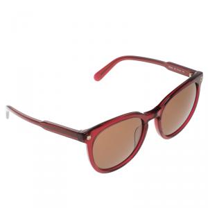 Salvatore Ferragamo Burgundy SF 816S Wayfarer Sunglasses