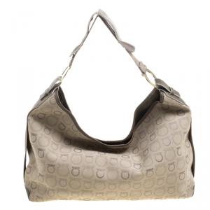 مملوكة مسبقًا حقيبة سالفاتوري فيراغامو كانفاس طباعة غانسيو بيج