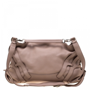 Pre Owned Salvatore Ferragamo Dusty Pink Leather Hobo