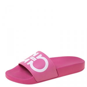 ferragamo women's pool slides