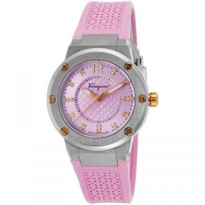 Salvatore Ferragamo Pink Stainless Steel FIG050015 Women's Wristwatch 33MM