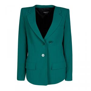 Sonia Rykiel Emerald Green Tailored Blazer S
