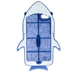 Stella McCartney Blue Glitter Rubber Shark iPhone 7 Case