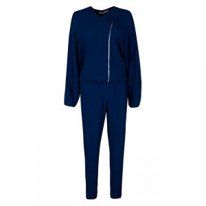 Stella McCartney FW'14 Navy Blue Zip Detail Brooke Jumpsuit S