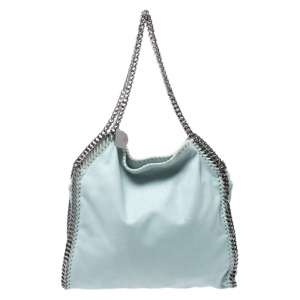 Stella McCartney Lime Green Faux Leather Small Falabella Tote