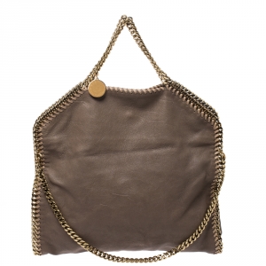 Stella McCartney Beige Faux Leather Small Falabella Tote