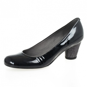 Stuart Weitzman Black Patent Lola Pumps Size 37