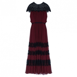 Tadashi Shoji Dantelle Layered Dress XL