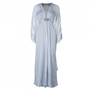 Temperley London Long Ice Blue Oberon Kaftan M