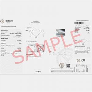 Pre Owned 1.00 cts Round Lab Grown Diamond 18k White Gold Ring Size 8