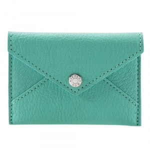 Tiffany & Co Turquoise Leather Mini Pouch