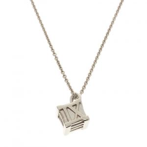 Pre Owned Tiffany & Co. Atlas Silver Pendant Necklace