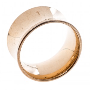 Pre Owned Tiffany & Co. 1837 Rubedo Wide Ring Size 59