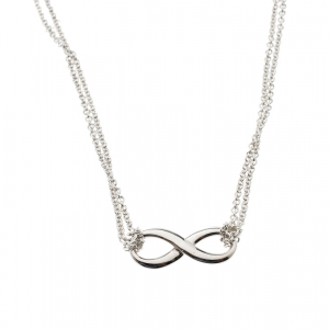Pre Owned Tiffany & Co. Infinity Silver Pendant Necklace