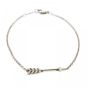 Pre Owned Tiffany & Co. Arrow Silver Chain Bracelet