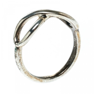 Pre Owned Tiffany & Co. Infinity Silver Ring Size 48