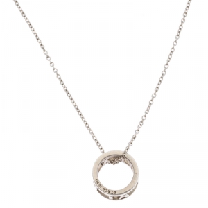 Pre Owned Tiffany & Co. Atlas Silver Pendant Necklace