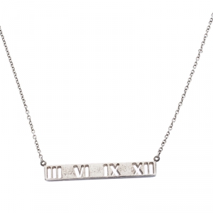 Pre Owned  Tiffany & Co. Atlas Bar Silver Pendant Necklace