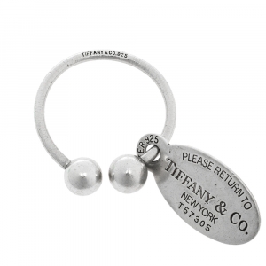 Pre Owned Tiffany & Co. Return to Tiffany Silver Key Ring