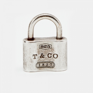 Pre Owned Tiffany & Co. 1837™ Lock Motif Silver Pendant 