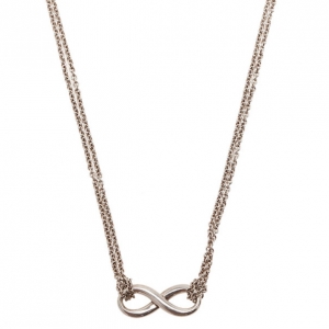 Pre Owned Tiffany & Co. Infinity Silver Necklace