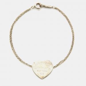 Tiffany & Co. Return To Tiffany Sterling Silver Heart Tag Bracelet