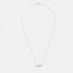 Tiffany & Co. Paloma's Graffiti Love Silver Pendant Necklace