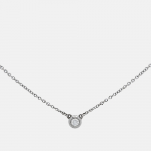 Tiffany & Co. Elsa Peretti Diamonds By the Yard Sterling Silver Necklace
