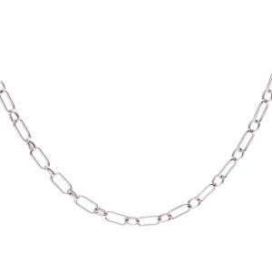 Pre Owned Tiffany & Co. 18K White Gold Chain Necklace 