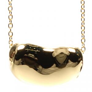 Pre Owned قلادة تيفاني & كو. إلسا بيريتي ذهب أصفر عيار 18 دلاية حبة فاصوليا