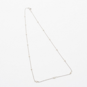 Pre Owned Tiffany & Co. Pearls By the Yard 18K White Gold Necklace