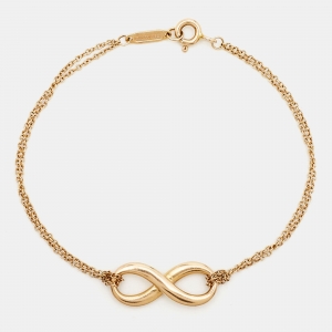مملوكة مسبقًا Tiffany & Co. Infinity 18k Rose Gold Bracelet