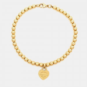 Tiffany & Co. Return To Tiffany 18k Yellow Gold Beaded Bracelet