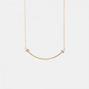 Tiffany & Co. 18K Rose Gold Smile Pendant Necklace