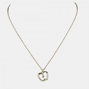 Tiffany & Co 18K Yellow Gold Elsa Peretti Apple Pendant Necklace