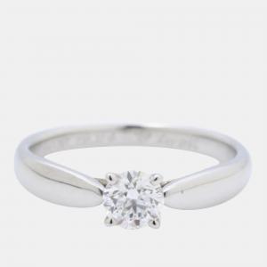 Tiffany & Co. Platinum and Diamond Harmony Engagement Ring EU 51