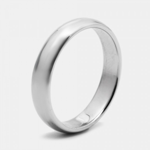 Tiffany & Co. Forever Platinum 4.5mm Wedding Band Ring Size 60