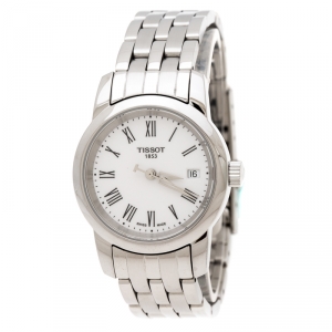 Tissot White Stainless Steel Jungfraubahn 1912-2012 T-Classic Dream T033210A Women's Wristwatch 28 mm